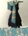 Cape Cod & The Islands, Vintage Pictorial Map Scarf