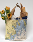 South Dartmouth Nautical Chart 1958 Tote