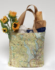 Lake Winnisquam Topo Map Tote