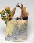 Penobscot Bay ME Nautical Chart Tote