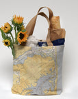 Rumson Neck NJ Nautical Chart Tote