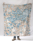 Lake Minnetonka, MN Topo Blanket