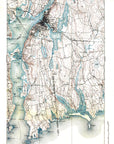 Sakonnet River Vintage Topographical Map (c. 1896)
