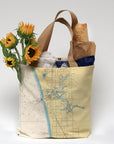 Grand Haven Michigan Chart Tote