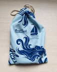 Destin Beach to Rosemary Beach Florida Modern Wave Map Quick Dry Towel