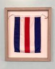 "C" Nautical Flag in Glass-Free Shadow Box Frame