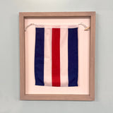 "C" Nautical Flag in Glass-Free Shadow Box Frame