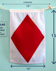 Foxtrot Signal Flag (F) – International Nautical Signal Flag