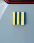 Nautical Alphabet Tile for the Car – Letter G "Golf"