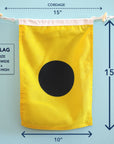 India Signal Flag (I) – International Nautical Signal Flag