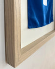 "P" Nautical Flag in Glass-Free Shadow Box Frame