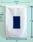 Sierra Signal Flag (S) – International Nautical Signal Flag