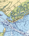 Charleston, SC Chart Blanket
