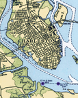 Charleston, SC Chart Blanket