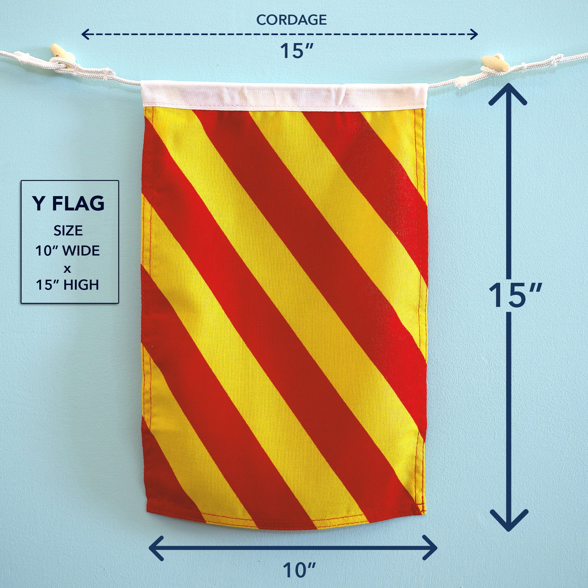 Y*q様 マリナーズブランケットQGAL-X Yankee Signal Flag (Y) – International Nautical Signal Flag – My