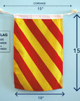 Yankee Signal Flag (Y) – International Nautical Signal Flag