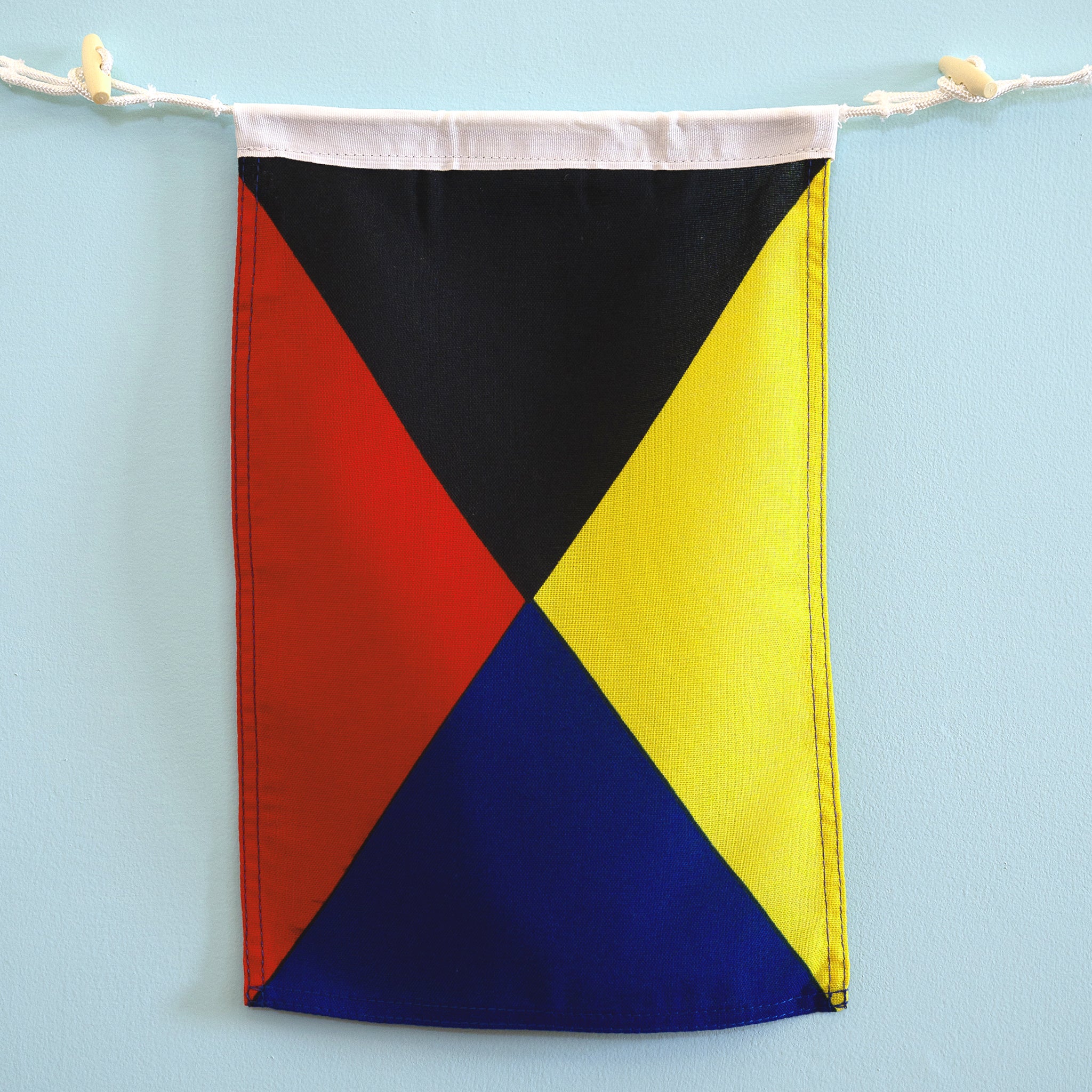 Zulu Signal Flag (Z) | Nautical Code Flag | My Signal Flags