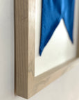 "A" Nautical Flag in Glass-Free Shadow Box Frame