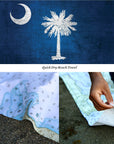 Antiqued Palmetto Flag, Charleston, SC, Quick Dry Towel - My Signal FlagsTowel