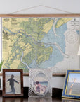 Savannah, GA & Wassaw Sound Nautical Chart Scroll - Maritime Tribes USAScroll
