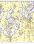 Tacoma Area - Puget Sound Placemat - My Signal FlagsLaminated Placemat