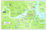 Boston Illustrated Map Placemats, set of 4