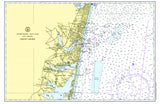 Point Pleasant Beach to Chadwick Beach NJ Nautical Chart Placemats, set of 4