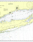 Long Island, Vintage Chart Placemats, set of 4