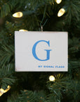 "G" Flag Vintage Ornament - mysignalflags