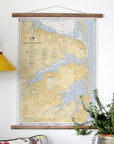 Navesink and Shrewsbury Rivers NJ Nautical Chart Scroll