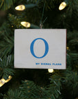 "O" Flag Vintage Ornament - mysignalflags