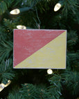 "O" Flag Vintage Ornament - mysignalflags