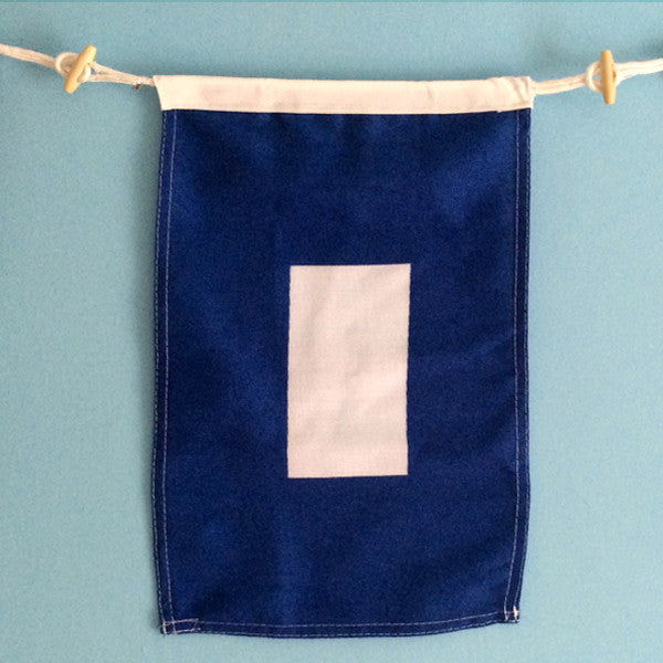 "P" Nautical Signal Flag