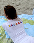 SPF 50 Signal Flags Shirt With Your Name