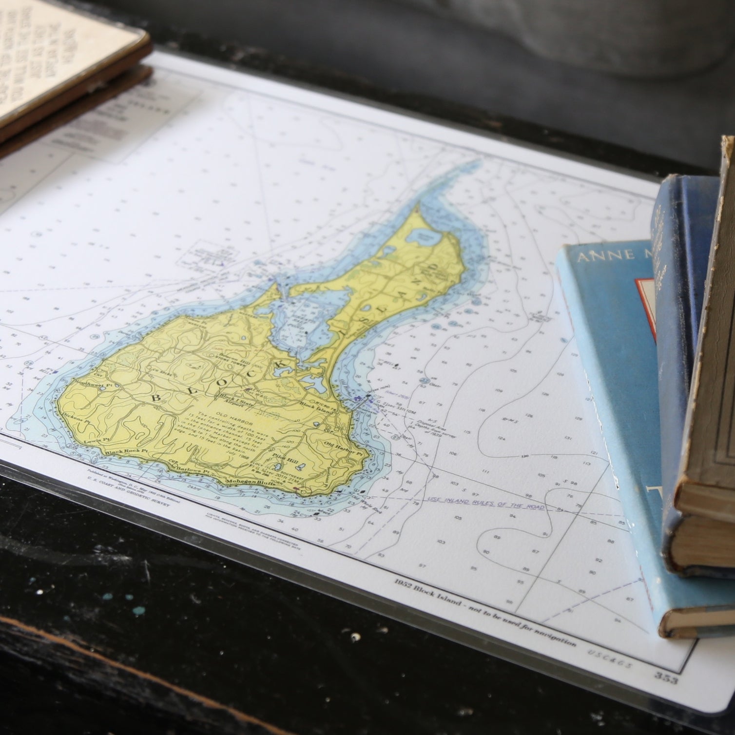 Annapolis MD Nautical Chart Placemats, set of 4 My Signal Flags