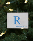 "R" Flag Vintage Ornament - mysignalflags