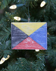 "Z" Flag Vintage Ornament - mysignalflags