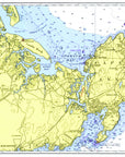 Essex MA to Cape Ann MA - Vintage Nautical Chart Placemats, set of 4