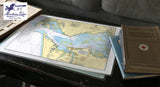 Columbia River, Oregon Nautical Chart Placemats, set of 4
