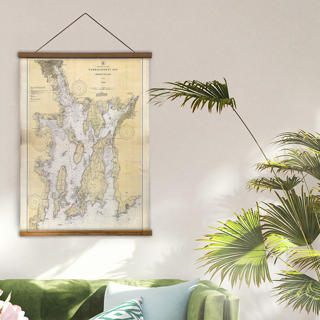 Vintage Map Scroll My Signal Flags