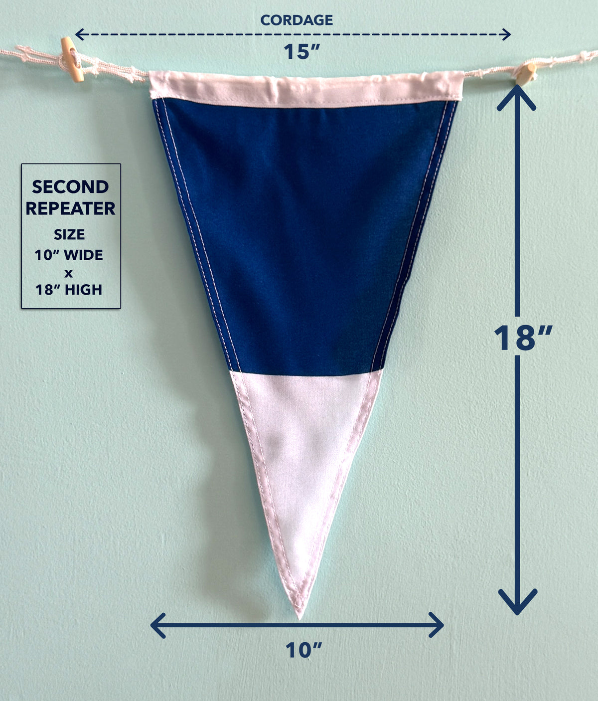 Second Repeater Flag – Nautical Signal Flag