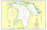 Lake Huron Chart Placemats, set of 4