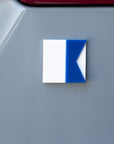Nautical Alphabet Tile for the Car – Letter A "Alpha"