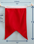 Bravo Signal Flag (B) – International Nautical Signal Flag