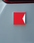 Nautical Alphabet Tile for the Car – Letter B "Bravo"