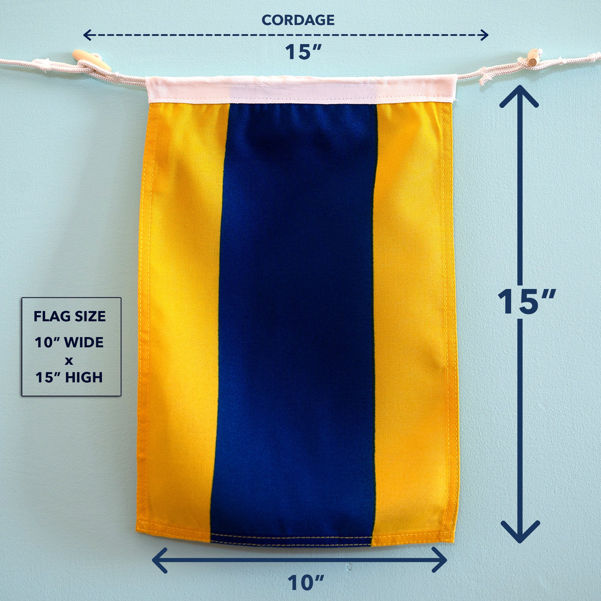 Delta Signal Flag (D) – International Nautical Signal Flag