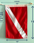 Diver Down Flag – Nautical Signal Flag