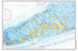 Key West to Big Pine Island Chart Placemats, set of 4