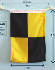 Lima Signal Flag (L) – International Nautical Signal Flag