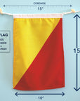 Oscar Signal Flag (O) – International Nautical Signal Flag